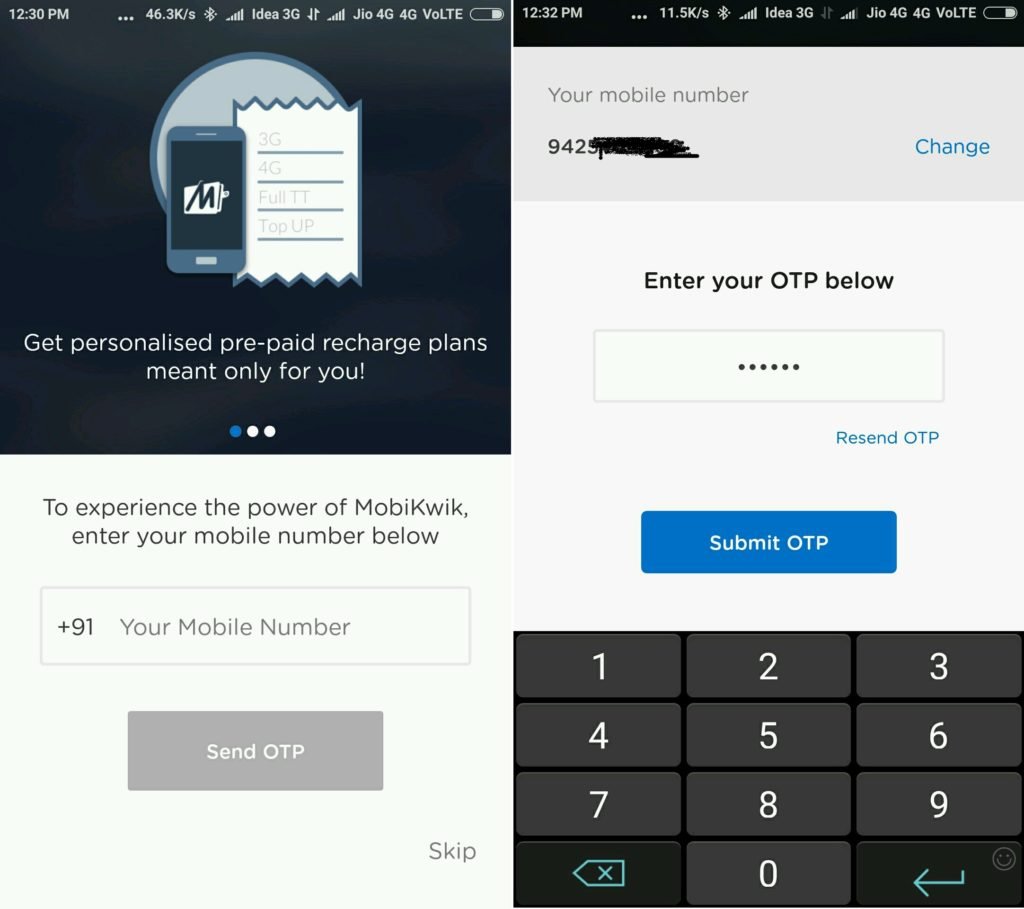 Install MobiKwik app 2