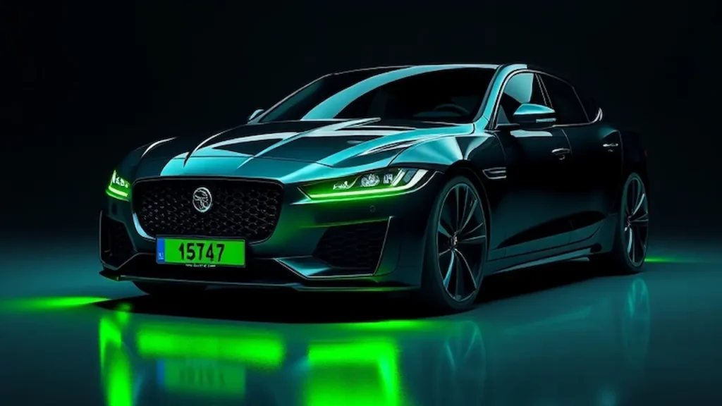 Jaguar EV Sedan - जल्दी ही हो सकती है लॉन्च, क्या है खास, कीमत, अन्य, 3 Jaguar with green number plate