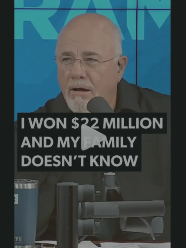 A man won a huge jackpot in the US and hide from his family and friends