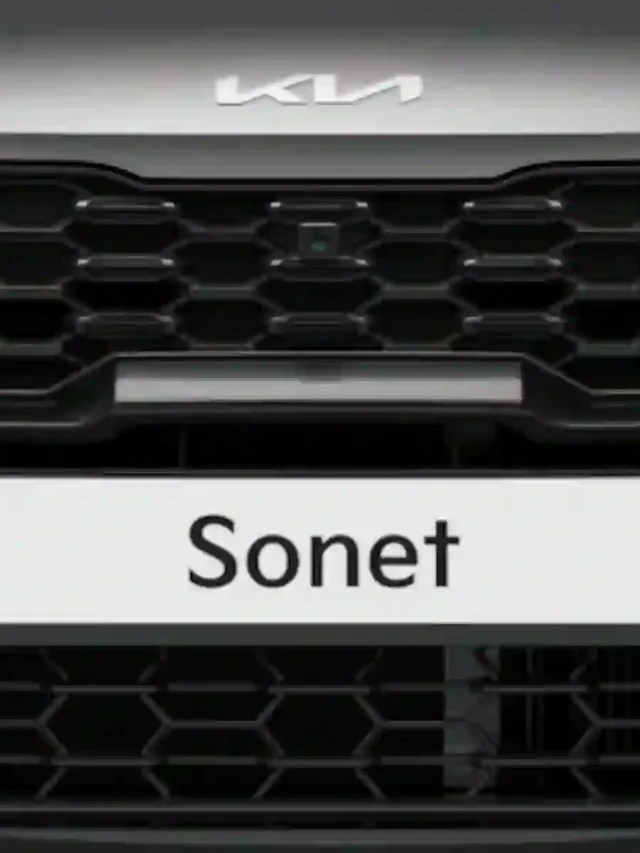 Kia Sonet Facelift - Signature Tiger Nose Grille